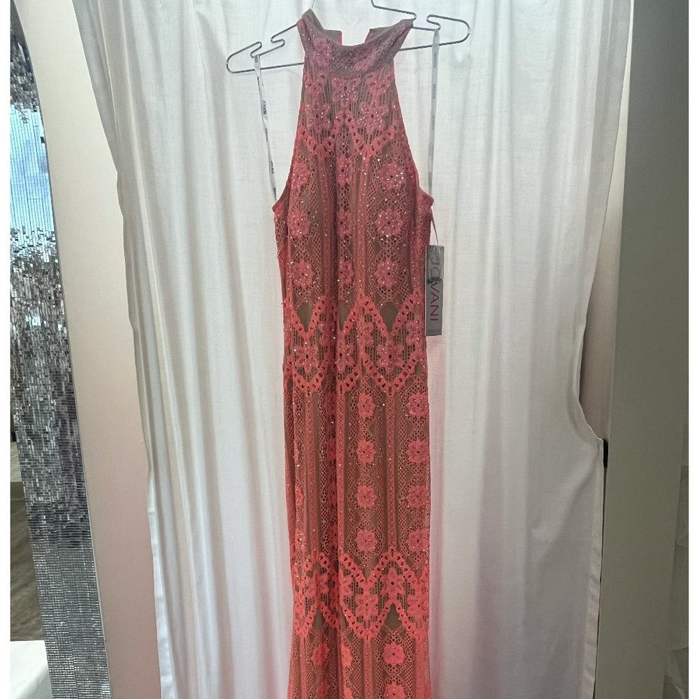 Jovani 57400 Coral/Nude 6